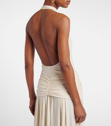 Zoya halterneck maxi dress | Bananhot