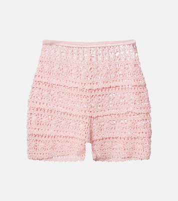 Deauville crochet cotton shorts | Anna Kosturova
