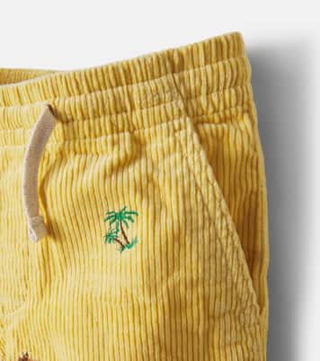 Embroidered cotton corduroy shorts | Polo Ralph Lauren Kids