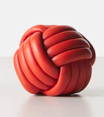 Nodo leather paperweight | Giobagnara