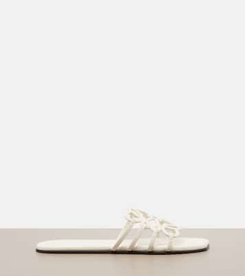 Petal Anagram leather slides | Loewe