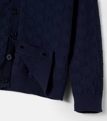 Cardigan GG aus Baumwoll-Jacquard | Gucci Kids