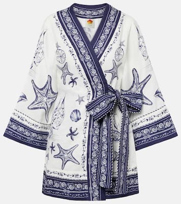 Robe portefeuille Coast Scarf en lin  | Farm Rio