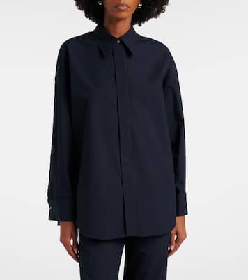 Poplin Power II cotton-blend poplin shirt  | Dorothee Schumacher