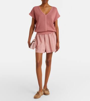 Morales cotton poplin shorts | Varley