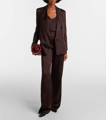 بنطلون من الساتان بأرجل واسعة Elegante | Max Mara