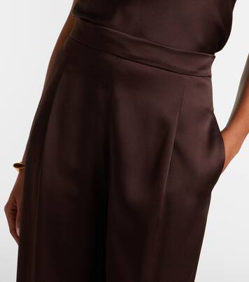 بنطلون من الساتان بأرجل واسعة Elegante | Max Mara