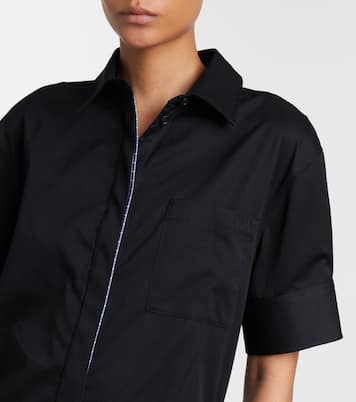 Deconstructed gabardine shirt dress | Loewe