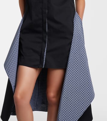 Deconstructed gabardine shirt dress | Loewe