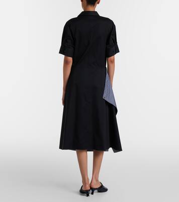 Deconstructed gabardine shirt dress | Loewe