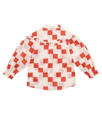 Cuckoo checked cotton blouse | The Animals Observatory
