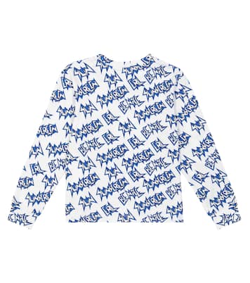 Logo cotton-blend top | ERL Kids