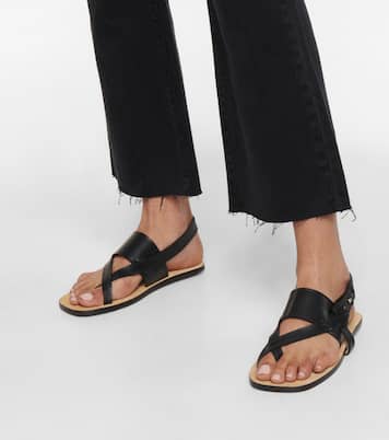 Sandalen aus Leder | Victoria Beckham