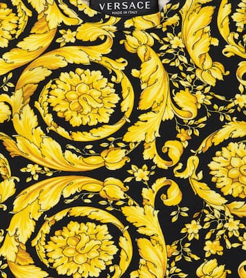 Baby Barocco cotton-blend T-shirt | Versace Kids
