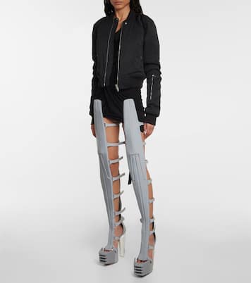 Overknee-Plateaustiefel Spartans | Rick Owens