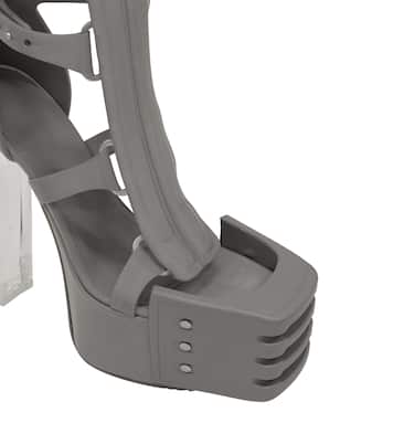 Overknee-Plateaustiefel Spartans | Rick Owens