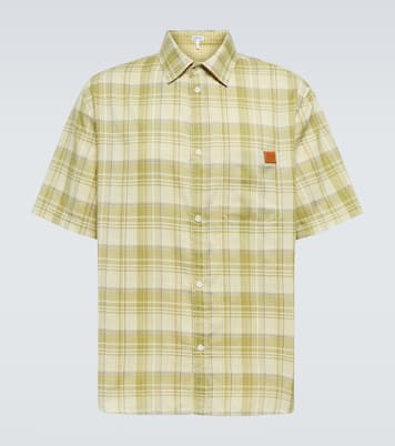 Checked gauze shirt | Loewe