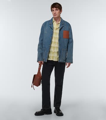 Checked gauze shirt | Loewe