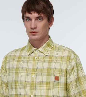 Checked gauze shirt | Loewe