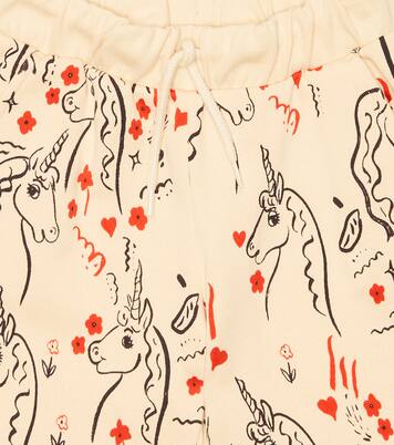 Printed cotton sweatpants | Mini Rodini