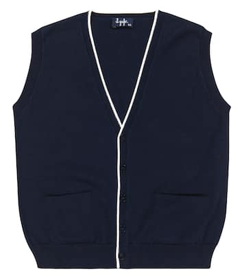 Cotton sweater vest | Il Gufo