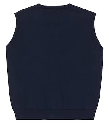 Cotton sweater vest | Il Gufo
