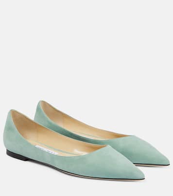 Love suede ballet flats | Jimmy Choo