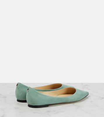 Love suede ballet flats | Jimmy Choo