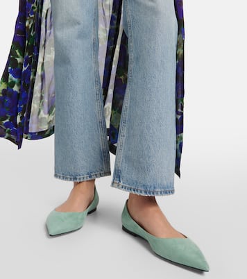 Love suede ballet flats | Jimmy Choo