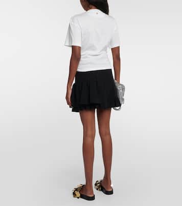 Embellished cotton jersey crop top | Rabanne