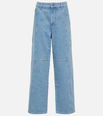 Mid-Rise Straight Jeans Valeria | Marant Etoile