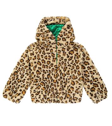 Leopard-print jacket | Monnalisa