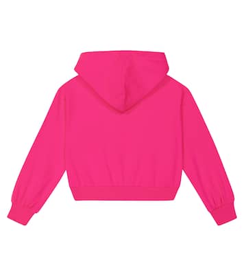 Logo zipped hoodie | Moschino Kids