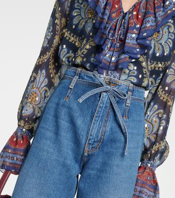 High-Rise Wide-Leg Jeans | Etro