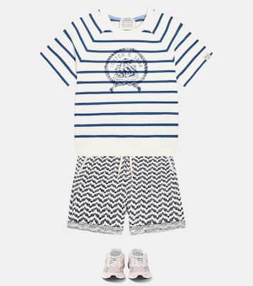 Intarsia cotton-blend knitted shorts | Scotch & Soda Kids