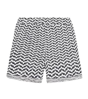 Intarsia cotton-blend knitted shorts | Scotch & Soda Kids