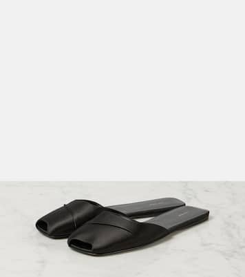 Milla satin slides | The Row