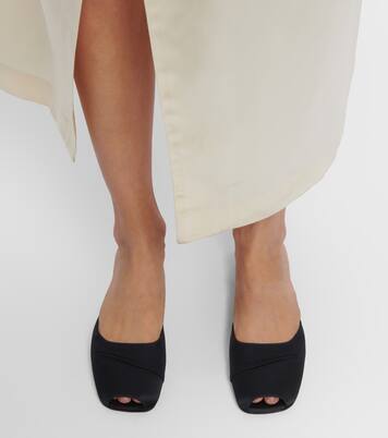 Milla satin slides | The Row