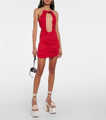 Verzierte Plateausandalen aus Satin | Magda Butrym