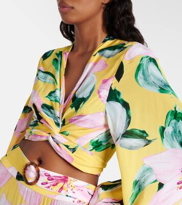 Bedrucktes Wickeltop Tabitha | Alexandra Miro