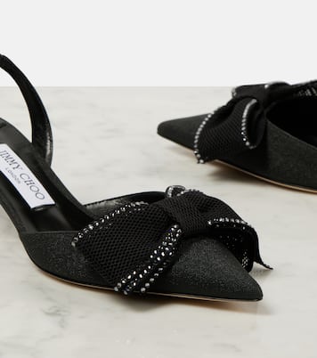 Brook 50 embellished slingback pumps | Jimmy Choo
