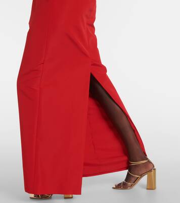 Robe longue en soie | Carolina Herrera