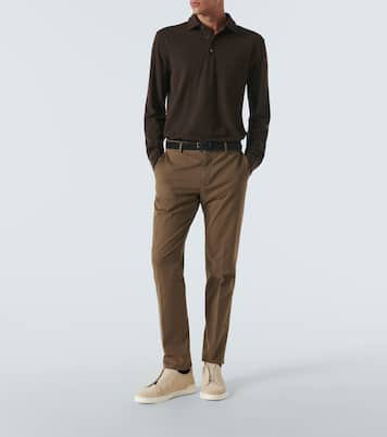 Triple Stitch suede sneakers | Zegna