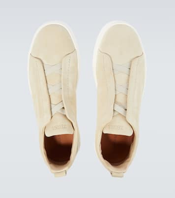 Triple Stitch suede sneakers | Zegna