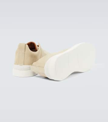 Triple Stitch suede sneakers | Zegna