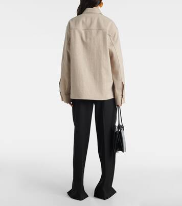 Hemdjacke aus Schurwolle | Jil Sander