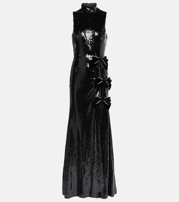 X Nicky Hilton Robe Lena mit Pailletten | Rebecca Vallance