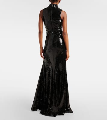X Nicky Hilton Robe Lena mit Pailletten | Rebecca Vallance