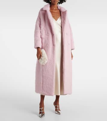 Viv Choc embellished faux shearling wallet | Roger Vivier