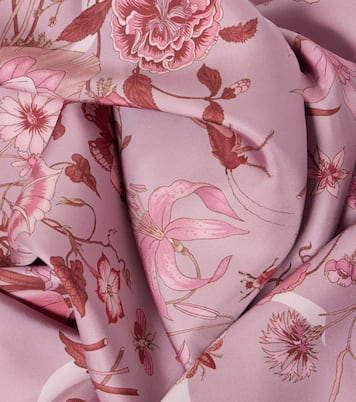 Foulard GG Shadow en soie | Gucci